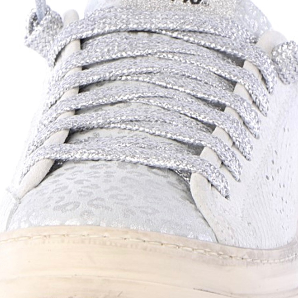 P448 Sneakers White JOHNNY SIL COB made in italy. New in box